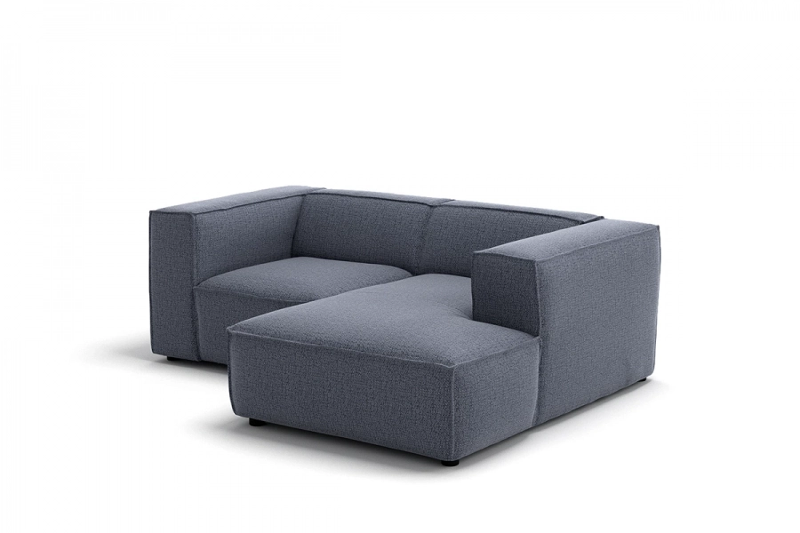 Model MODULARIS WB (wysoki bok) - Modularis WB sofa 1,5 osobowa + longchair prawy